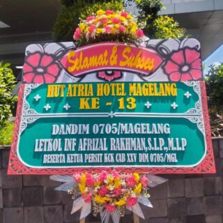 Karangan Bunga Ucapan Selamat