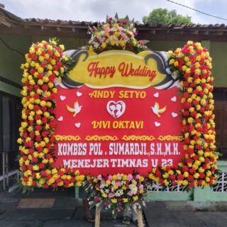 Karangan Bunga Pernikahan