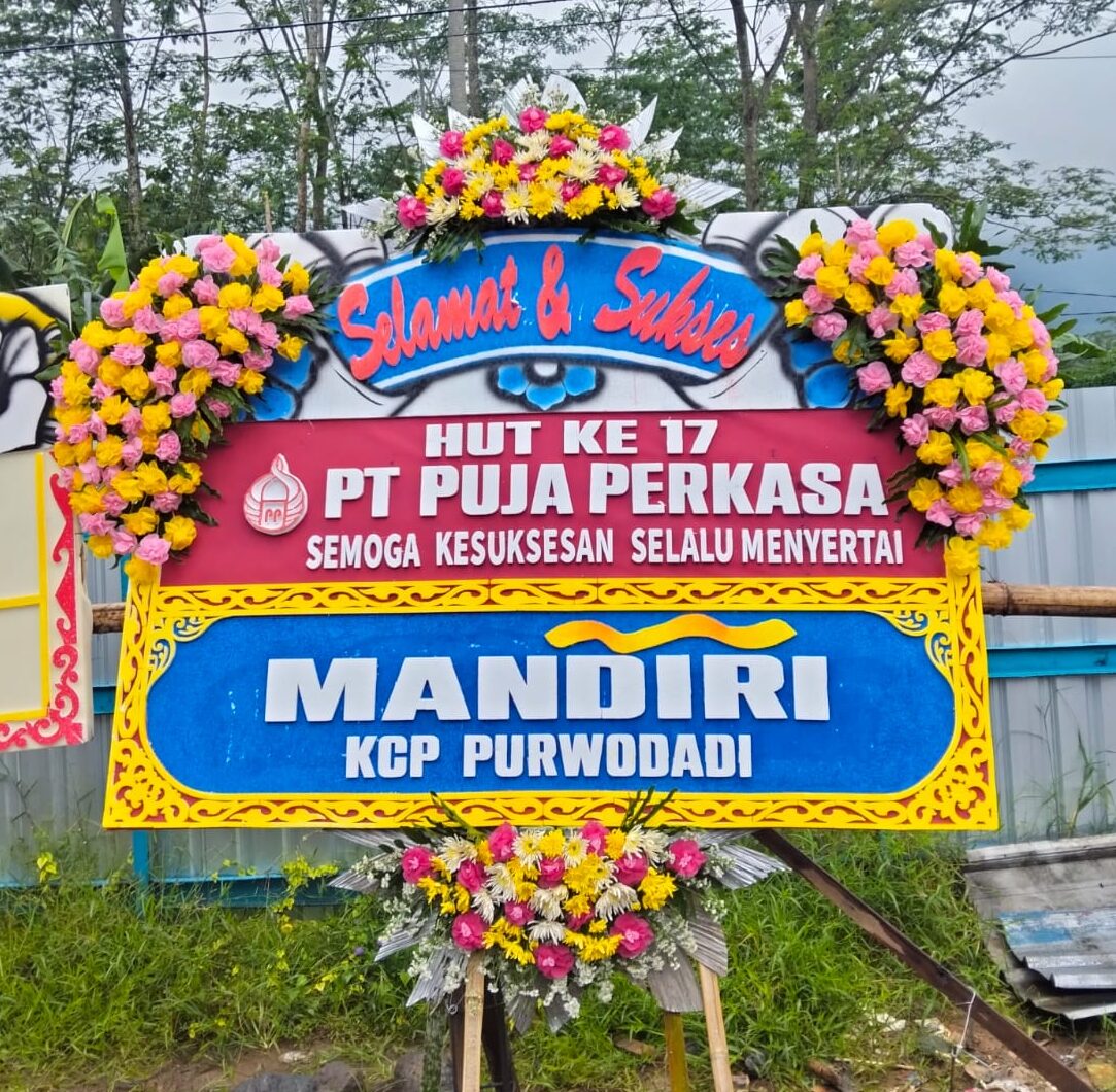 Karangan Bunga Selamat Sukses